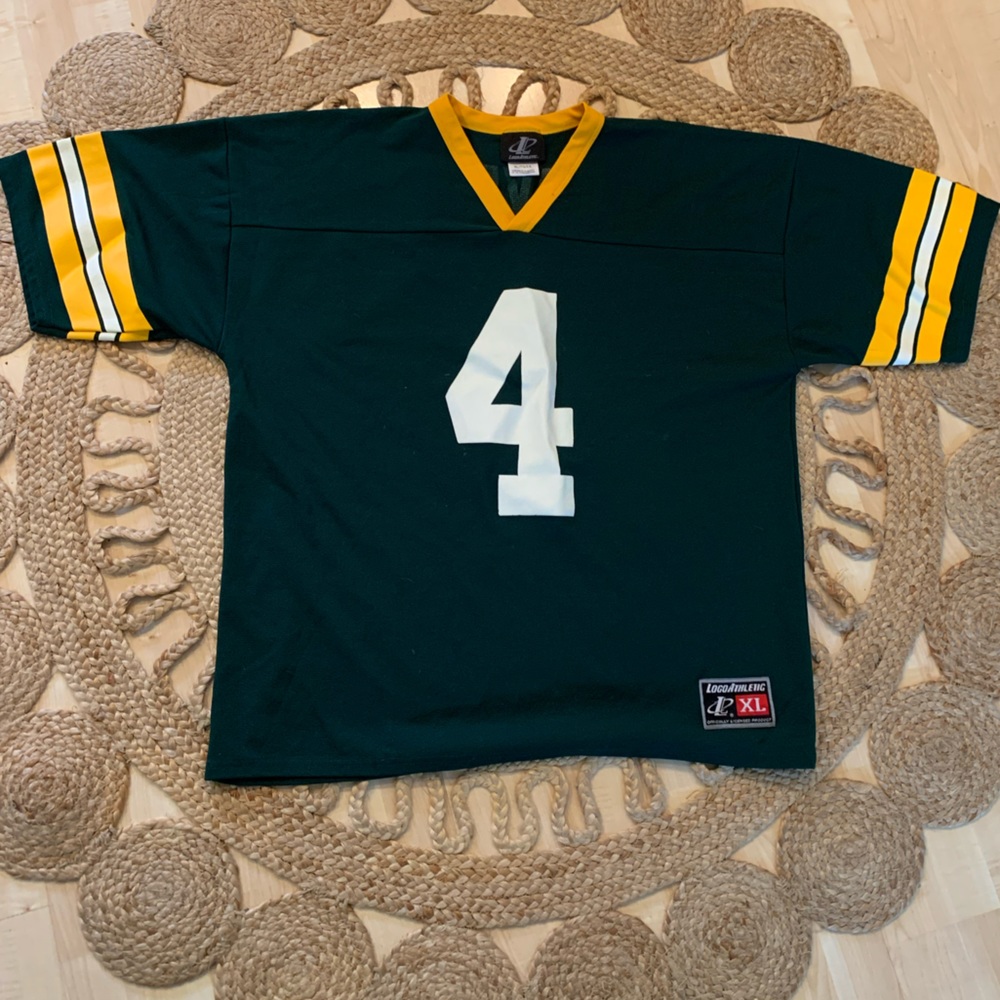 Logo athletics Green Bay packers  Farve jersey xl